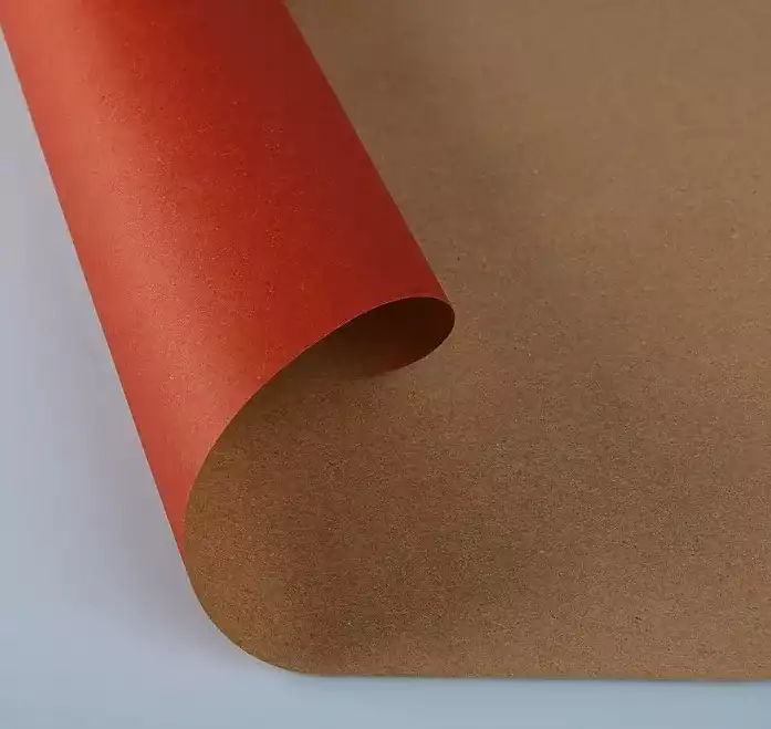 Крафт бумага красная "Сольферино"