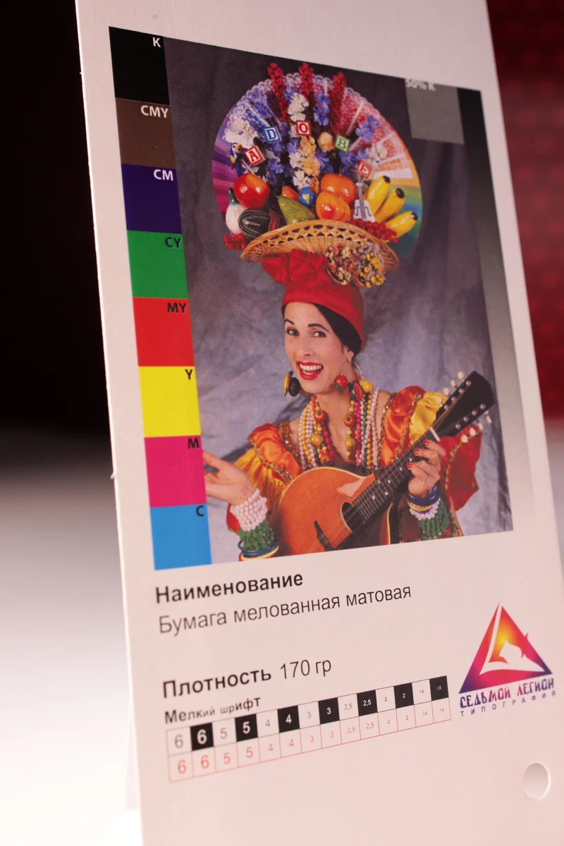 Мелованная матовая бумага