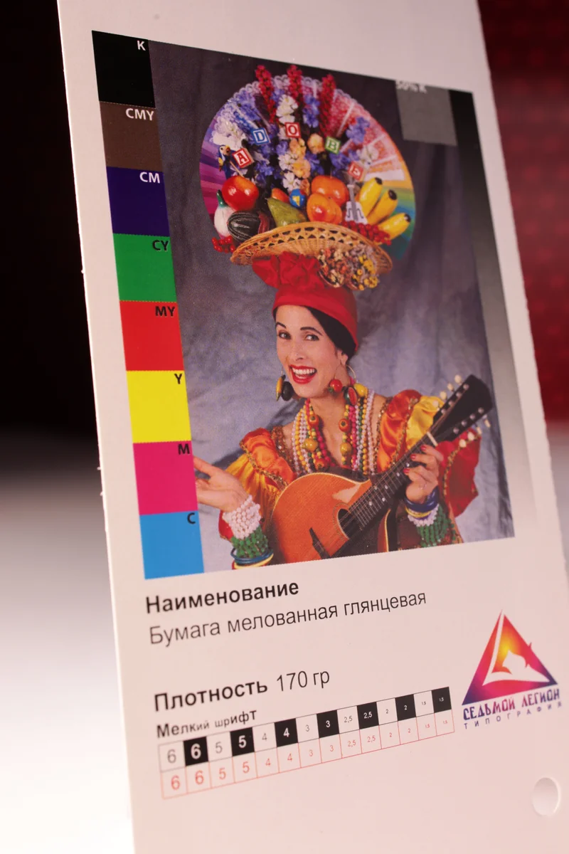 Мелованная глянцевая бумага
