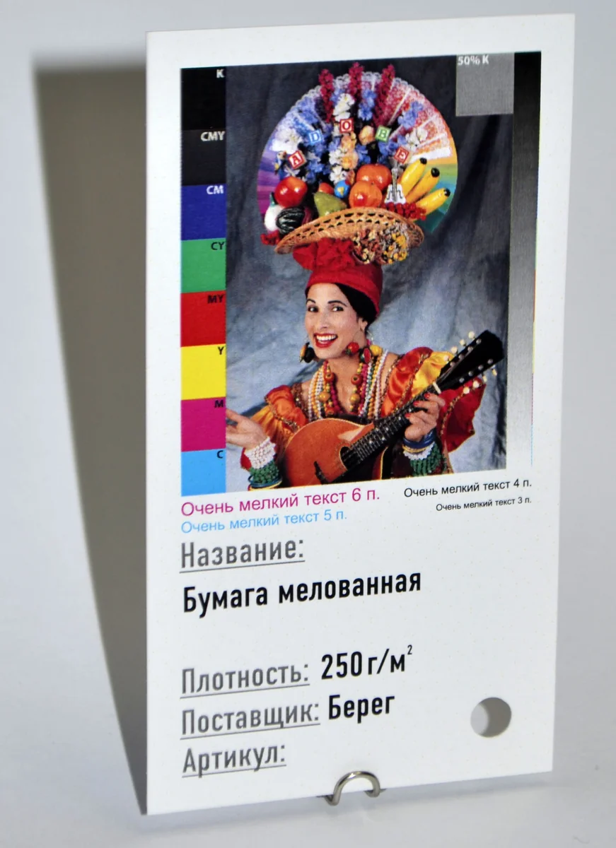 Мелованная глянцевая бумага