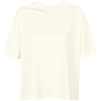 Футболка оверсайз женская Boxy Women, молочно-белая