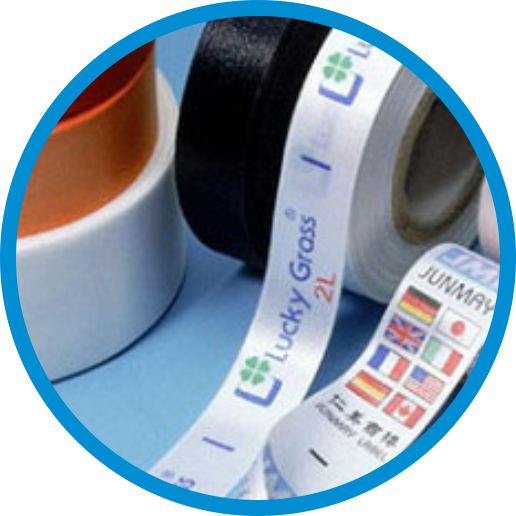 Бирки из сатиновой ленты