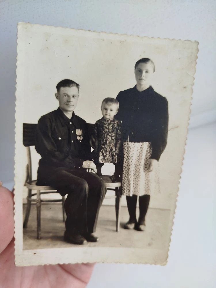 Исходное фото ветерана