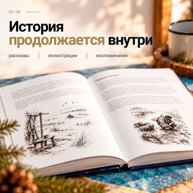Книга воспоминаний об охоте и тайге в твердом переплете — фото 3