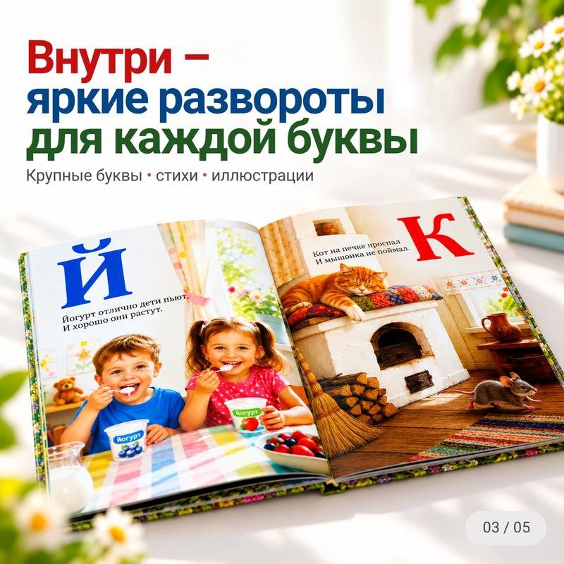 Напечатать книгу-букварь со стихами и яркими иллюстрациями — фото 3